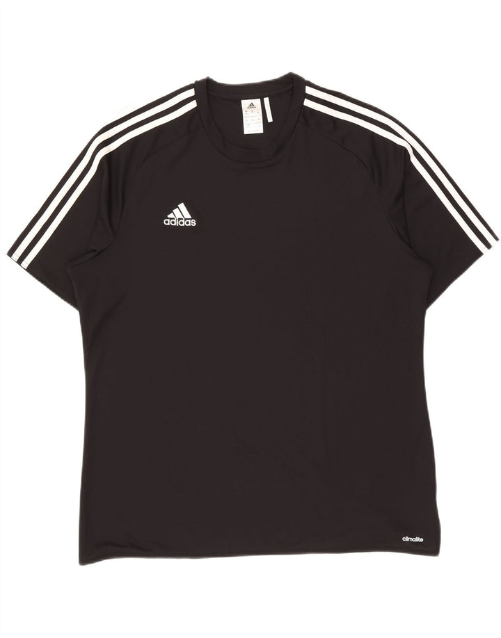 Adidas Męska koszulka Climalite Top XL Czarny poliester