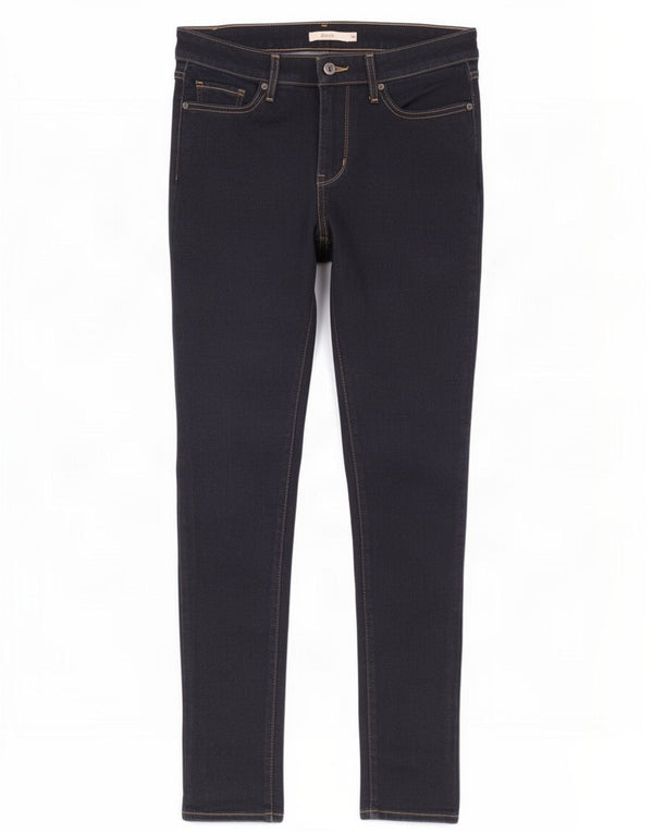 Damskie jeansy Levi's 711 Skinny W29 L32 Granatowa bawełna