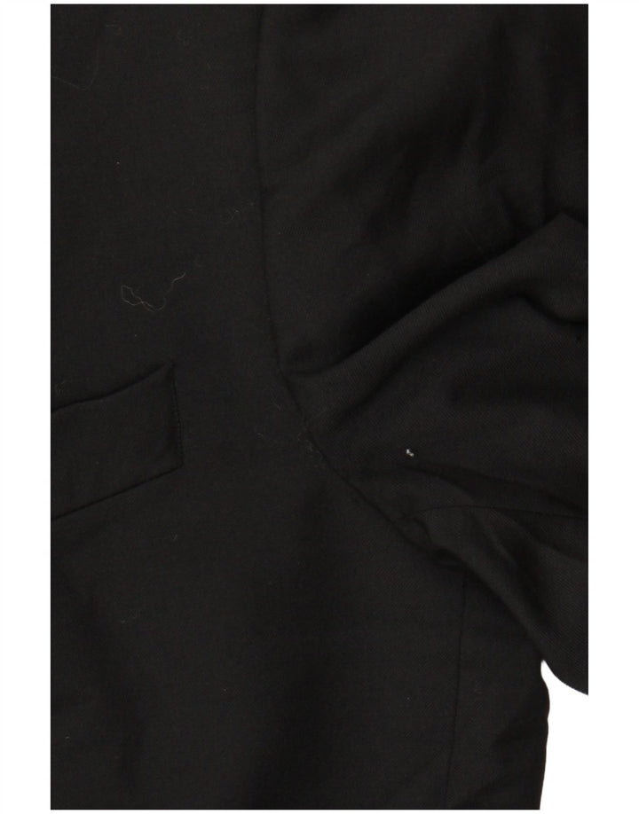 Męska marynarka zapinana na 1 guzik Hugo Boss IT 52 XL Czarna wełna