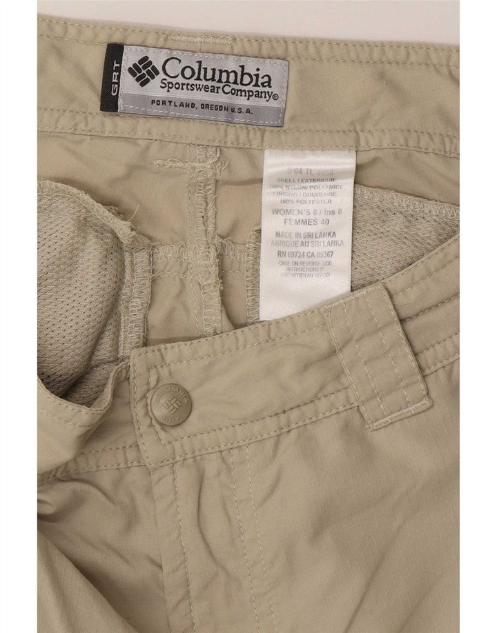 Damskie spodenki cargo Columbia US 8 Medium W30, beżowy nylon