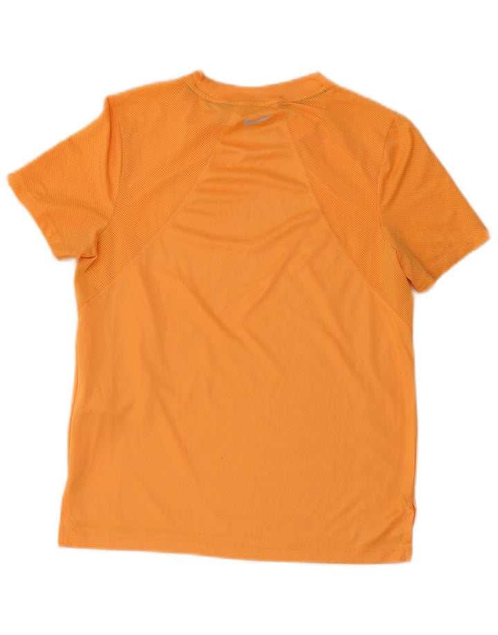 Damska koszulka Nike Dri Fit Top UK 10, mały, pomarańczowy poliester