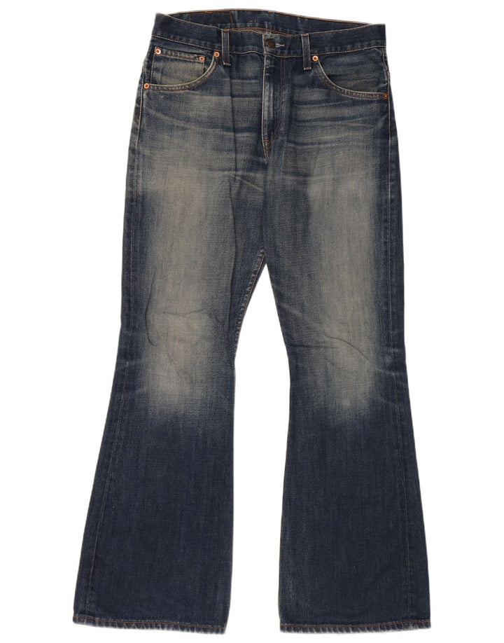 Damskie jeansy Levi's 516 Flared W32 L32 Niebieskie bawełniane