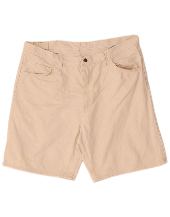 Męskie spodenki jeansowe Wrangler W40 XL, beżowa bawełna