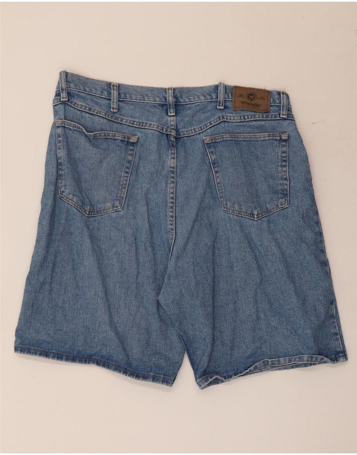 Męskie spodenki jeansowe WRANGLER W38 XL, niebieskie, bawełniane