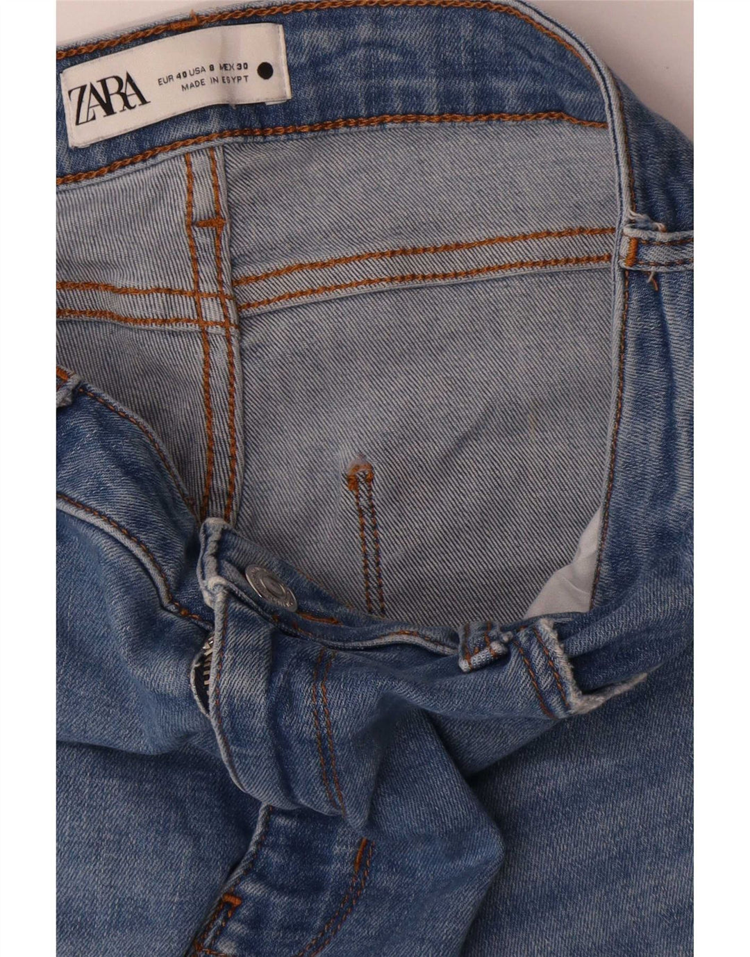 Damskie jeansy Bootcut Zara EU 40 Medium W30 L28 Niebieskie