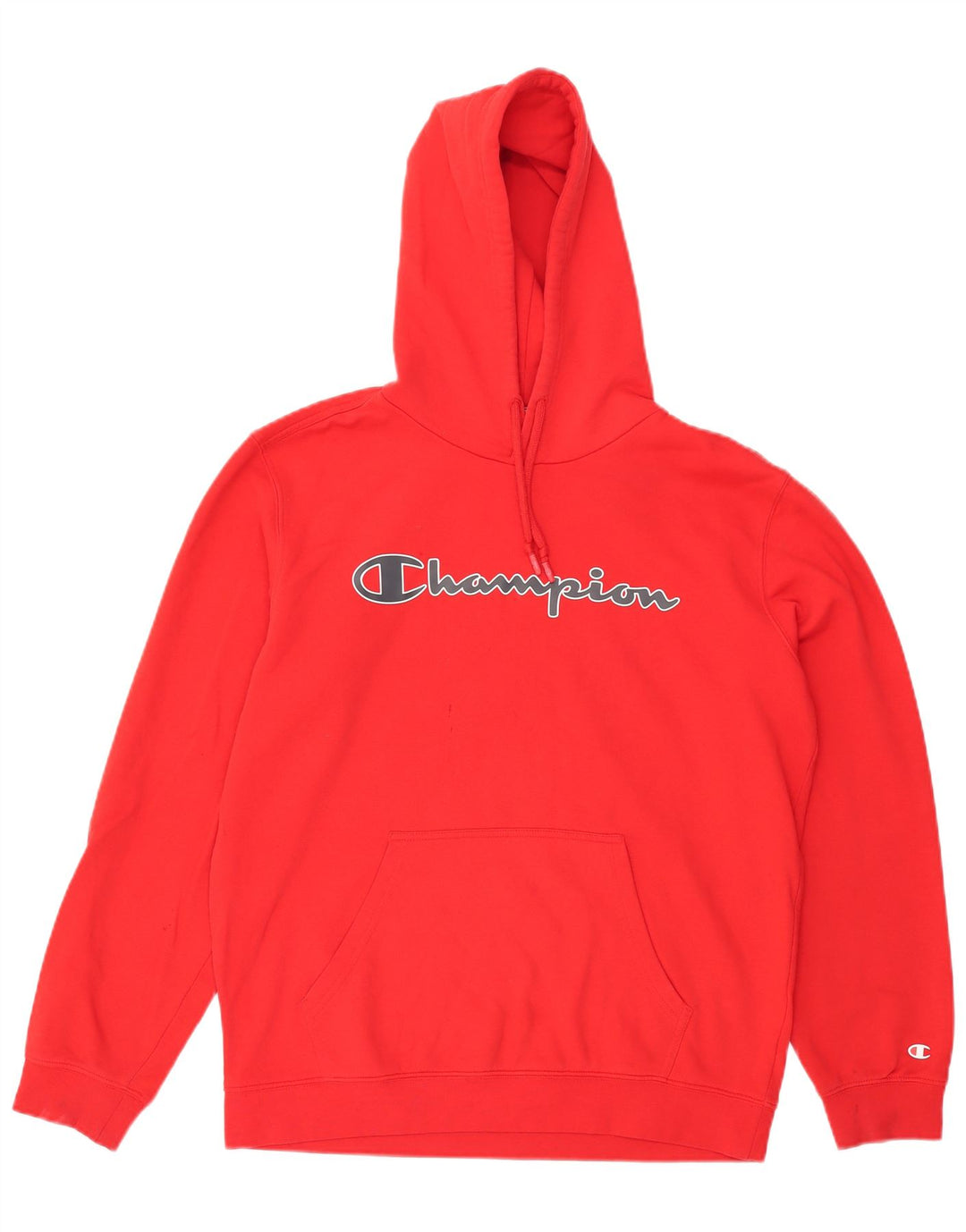 Męski sweter z kapturem Champion Graphic, duży, czerwony