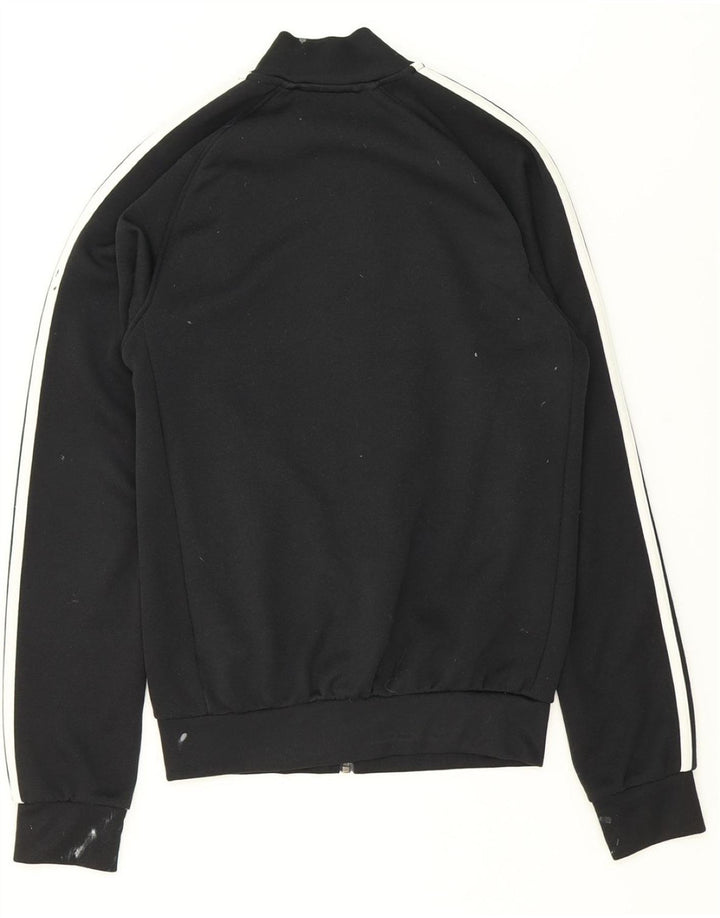 ADIDAS Mens Tracksuit Top Jacket XS Black Polyester Vintage Adidas and Second-Hand Adidas from Messina Hembry 
