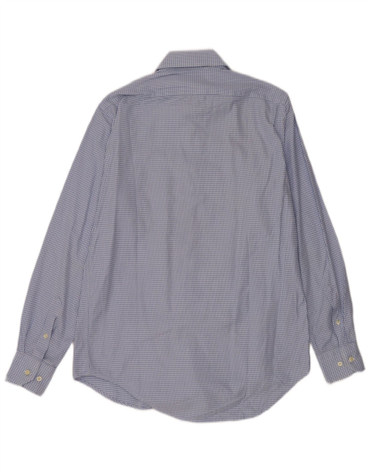 Koszula męska Massimo Dutti, rozmiar 40, bawełniana w ciemnoniebieską pepitkę