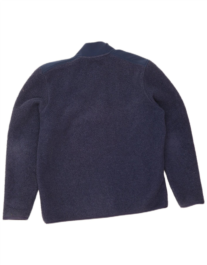 Męski sweter polarowy Under Armour zapinany na guziki, duży granatowy poliester