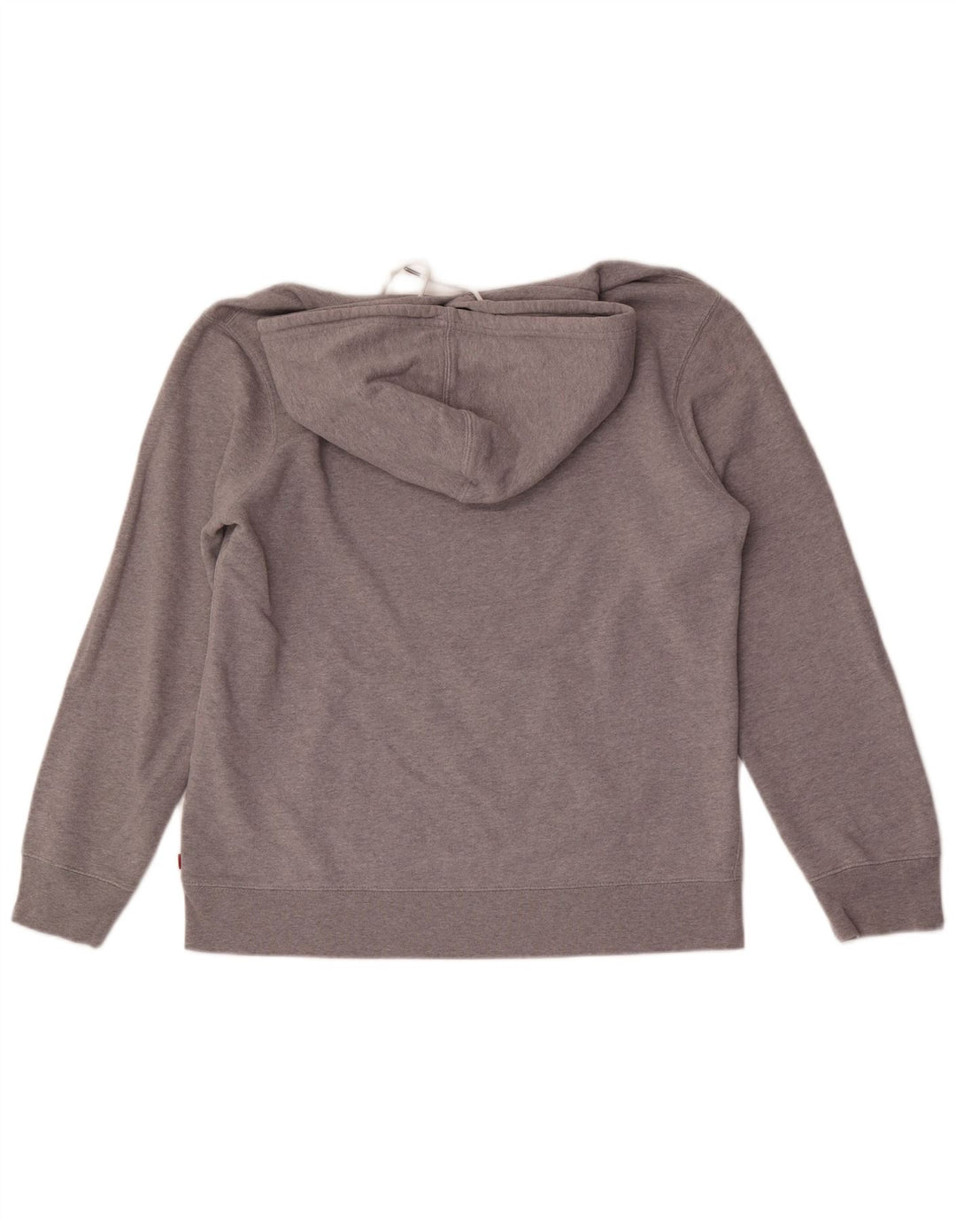 Męski sweter z kapturem z grafiką Levi's, duży, szary, bawełniany