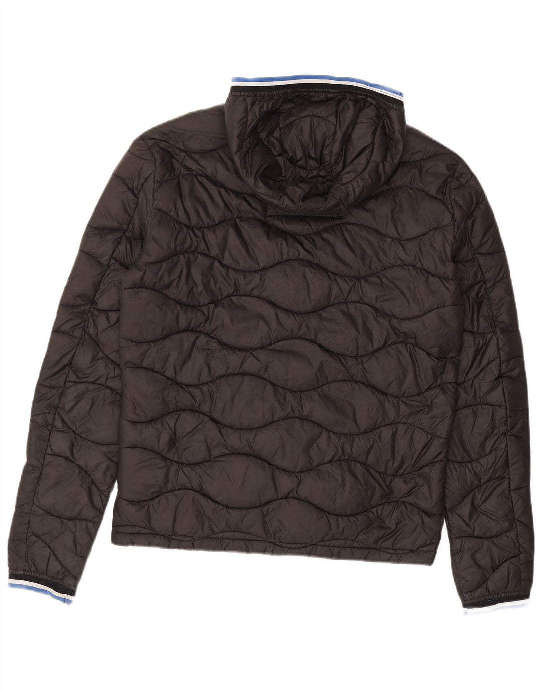 SUPERDRY Męska ocieplana kurtka z kapturem UK 36 Small Black Nylon