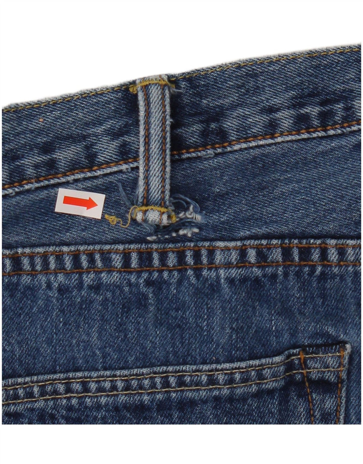 Męskie dżinsy Levi's 501 Straight W38 L29 Niebieskie bawełniane
