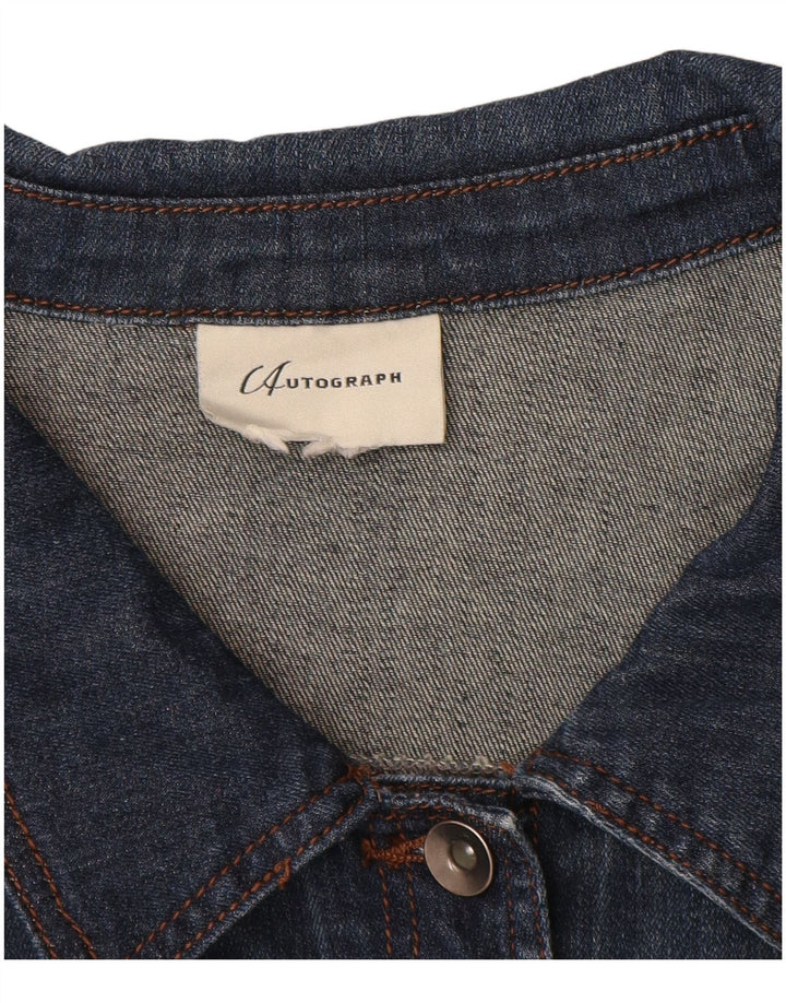 Damska kurtka dżinsowa Autograph UK 18 XL, granatowa, bawełniana