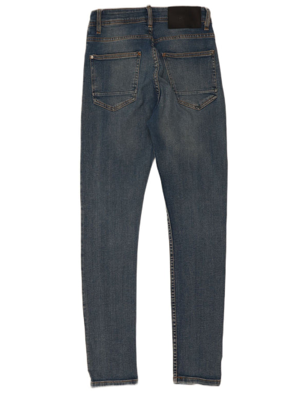 Męskie jeansy obcisłe Zara EU 36 XS W29 L30 Niebieskie bawełniane