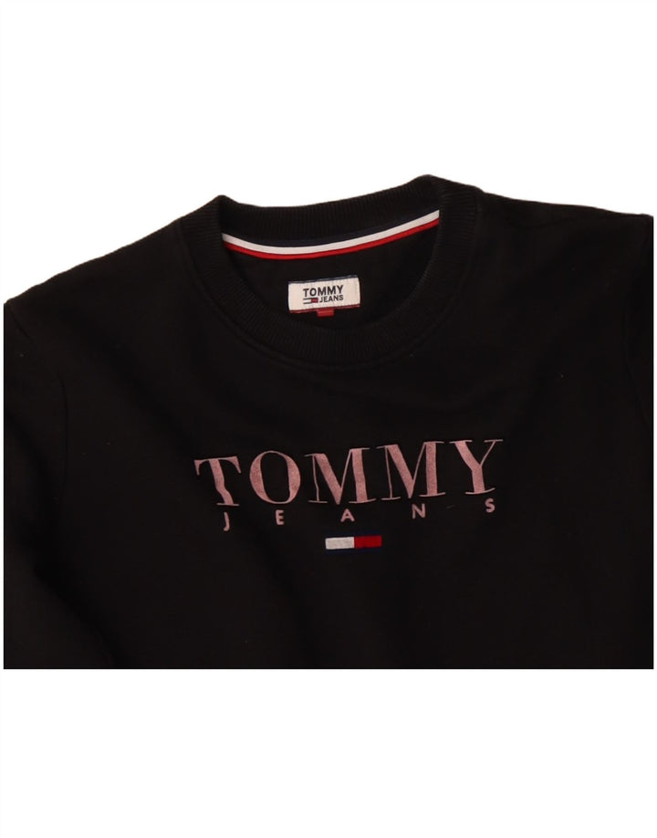 Damski sweter oversize TOMMY HILFIGER UK 10 Small Black