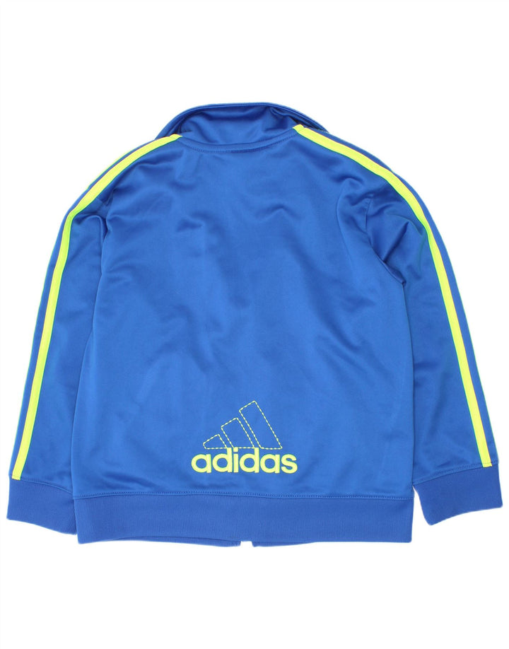 Chłopięca bluza dresowa Adidas z grafiką, 4-5 lat, niebieska, poliestrowa