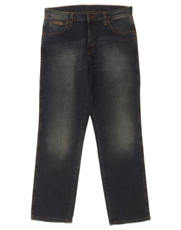 Męskie jeansy Wrangler Texas Stretch Straight W32 L30 granatowe