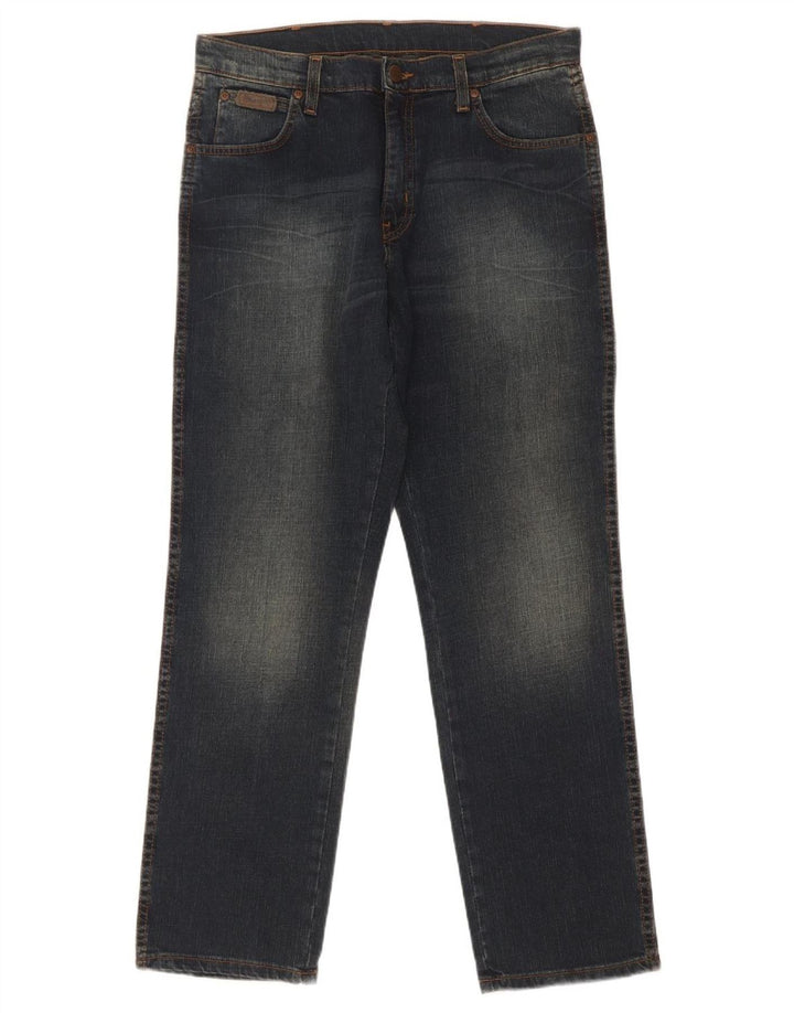 Męskie jeansy Wrangler Texas Stretch Straight W32 L30 granatowe