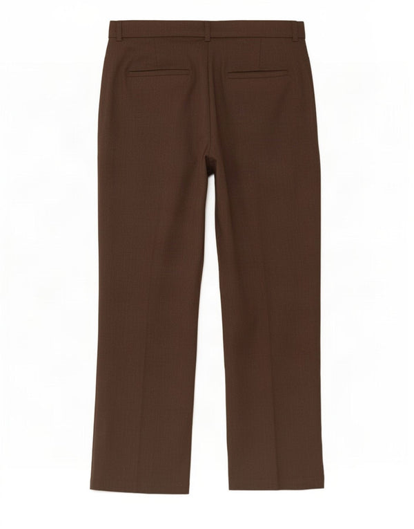 Marks & Spencer Damskie proste spodnie garniturowe UK 16 duże W32 L29 brązowe