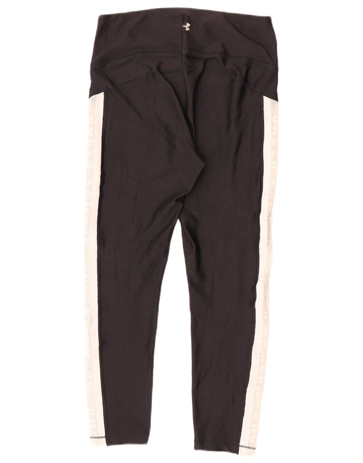 Damskie legginsy Under Armour Graphic Capri UK 12 w kolorze średniej czerni