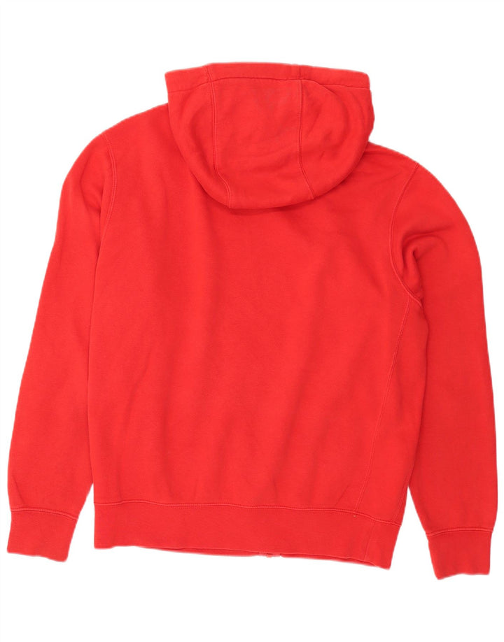 Męski sweter z kapturem i zamkiem błyskawicznym Nike, mały, czerwony, bawełniany