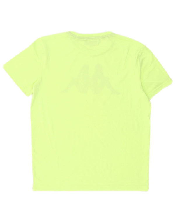 Męski T-shirt z grafiką Kappa, średni zielony