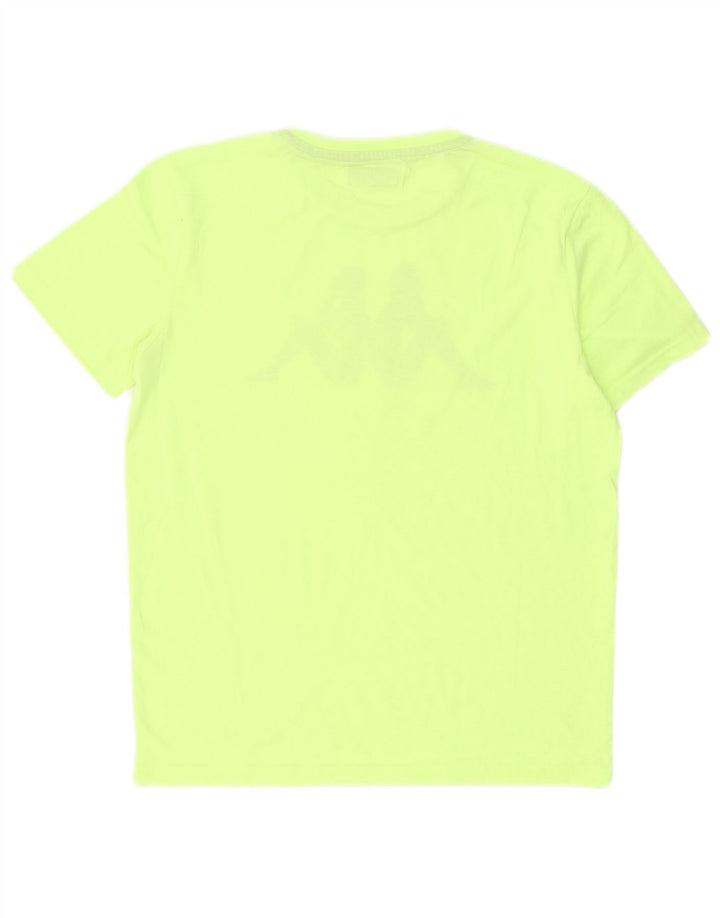 Męski T-shirt z grafiką Kappa, średni zielony