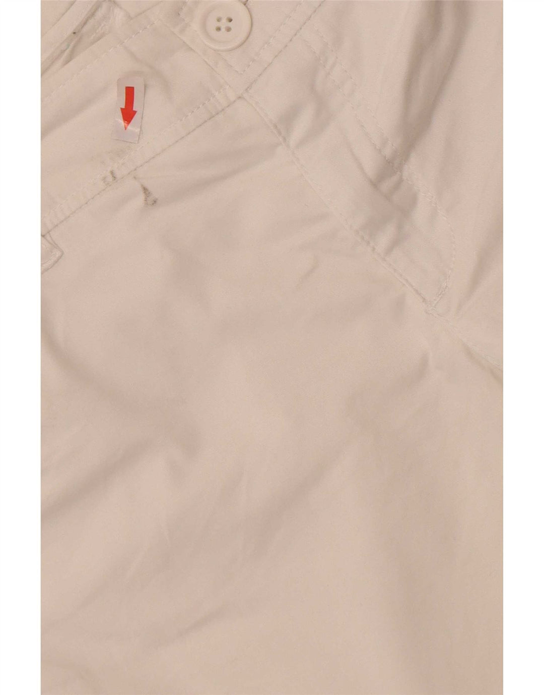 Spodnie damskie Benetton Bootcut IT 44 Medium W32 L32 Biała bawełna