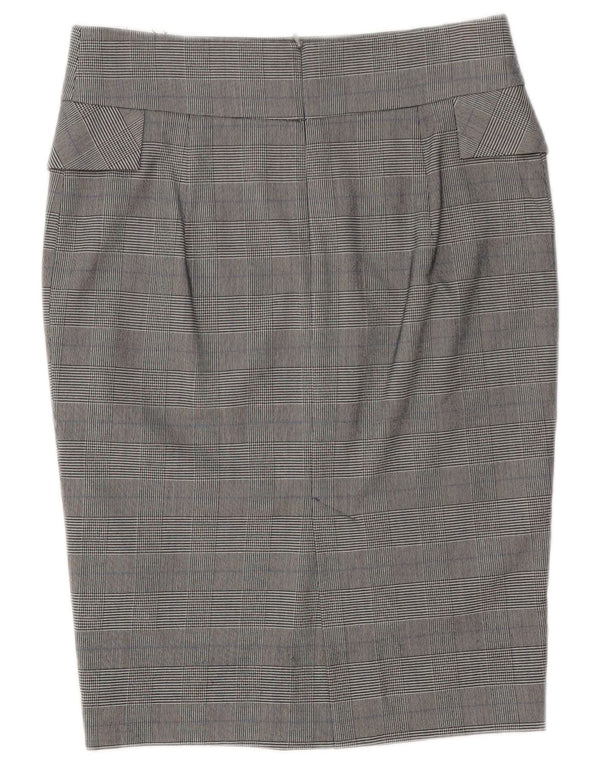 Spódnica ołówkowa damska Zara Midi Medium W30 Szara kratka