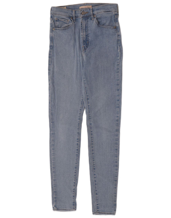 Damskie jeansy Levi's Mile High Super Skinny W27 L30 Niebieska bawełna