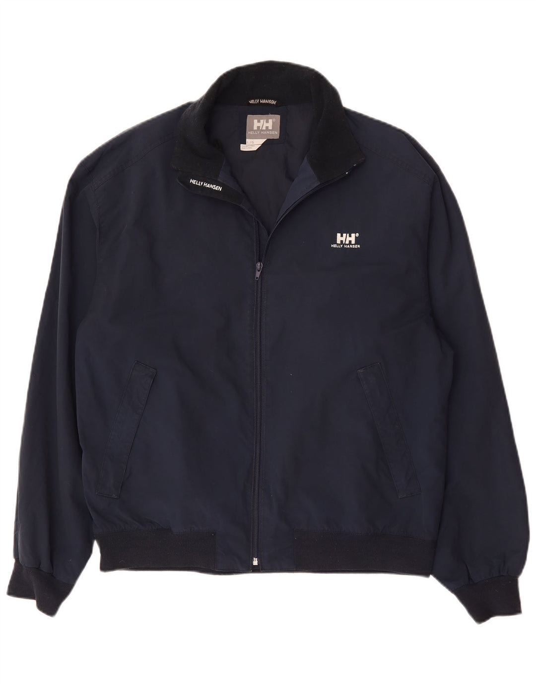 Męska kurtka bomber Helly Hansen UK 40, duża, granatowa, nylonowa