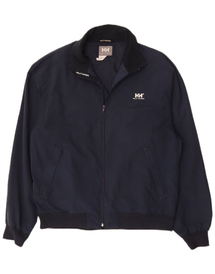Męska kurtka bomber Helly Hansen UK 40, duża, granatowa, nylonowa
