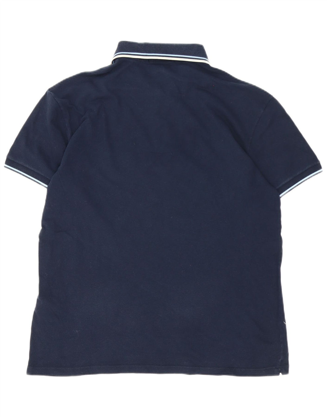 Fred Perry Mens Polo Shirt Large Navy Blue Cotton