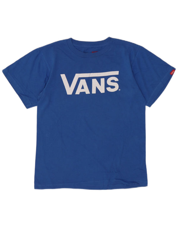 Damski T-shirt Vans Classic Fit Graphic Top UK 6 XS Niebieski