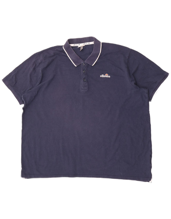 Męska koszulka polo Ellesse 3XL, granatowa, bawełniana