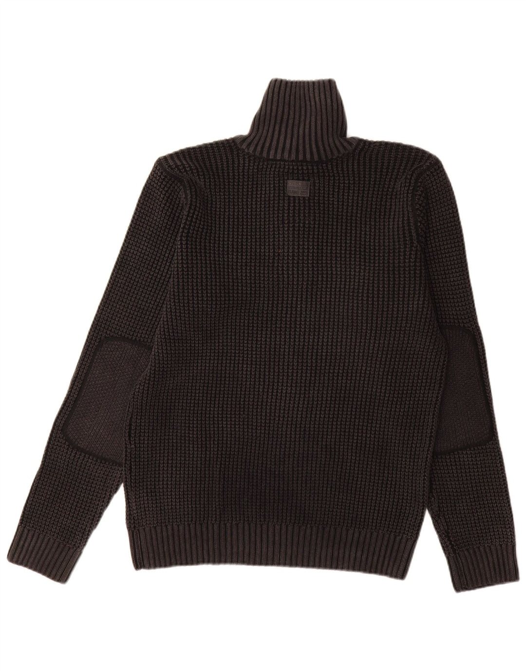 Męski sweter zapinany na guziki G-Star, duży, czarny, bawełniany
