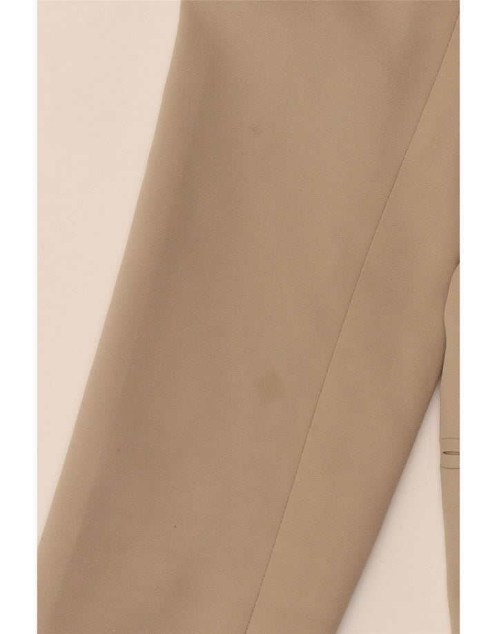 Damska marynarka zapinana na 1 guzik Benetton UK 12 w kolorze średniego beżu