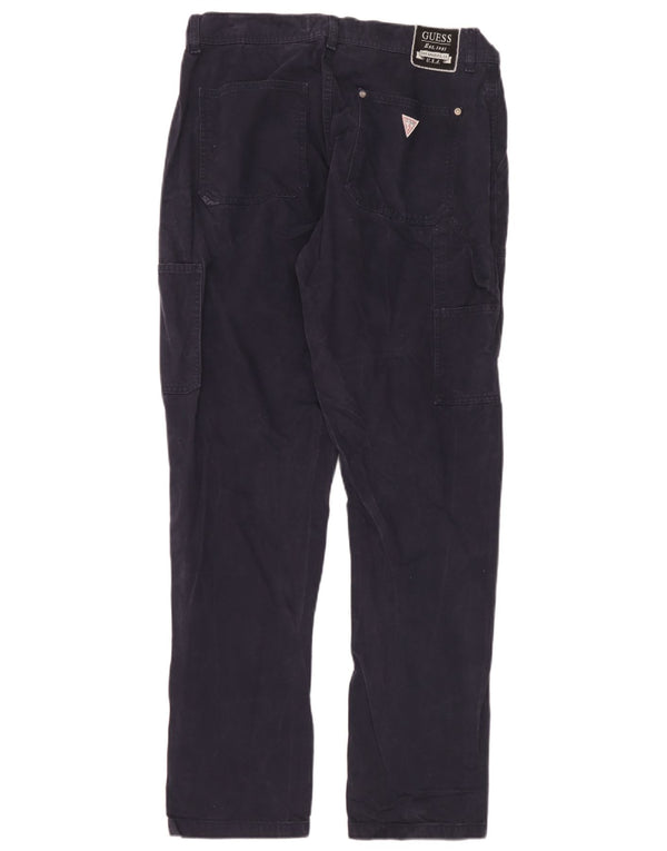 Spodnie męskie Guess Straight Cargo W32 L32 granatowe