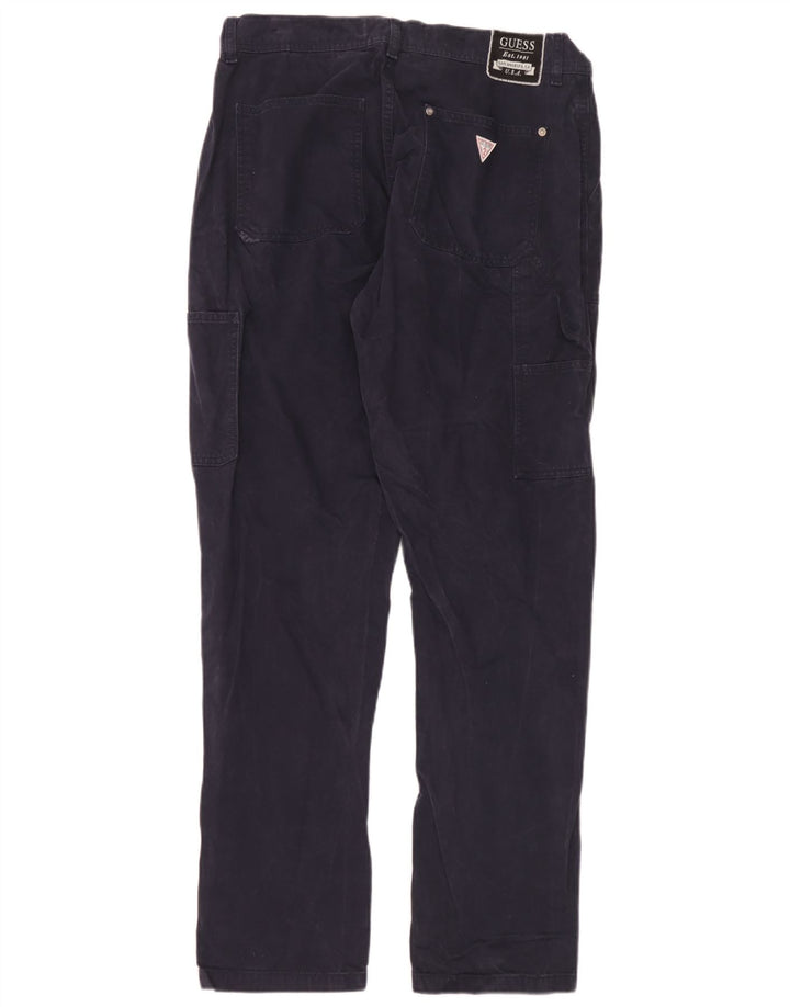 Spodnie męskie Guess Straight Cargo W32 L32 granatowe