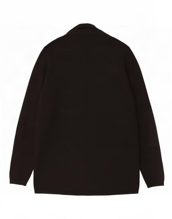 Sweter damski Zara z otwartym kardiganem UK 10 Small Black Wiskoza