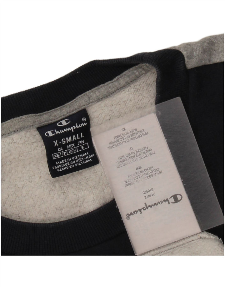 Męska bluza Champion, sweter XS, wielobarwna bawełna z blokami kolorów