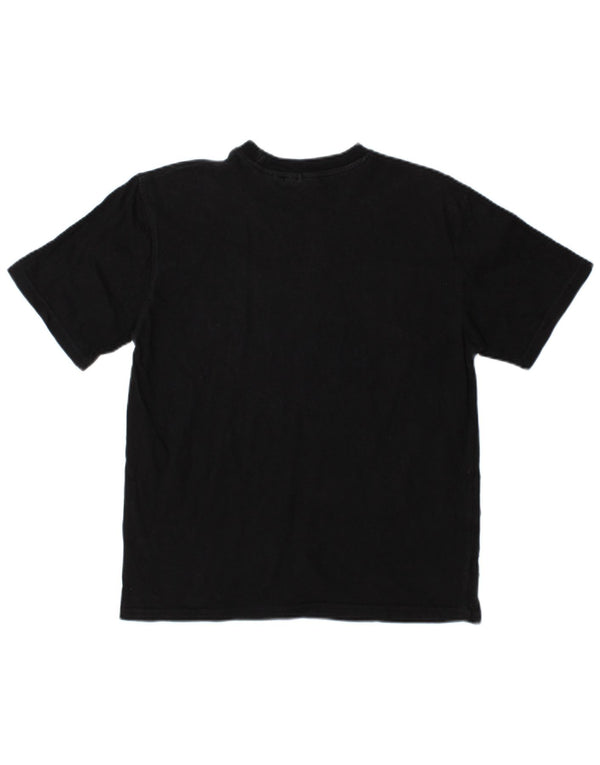 Chłopięcy T-shirt z grafiką Fila na 11-12 lat, duży, czarny, bawełniany