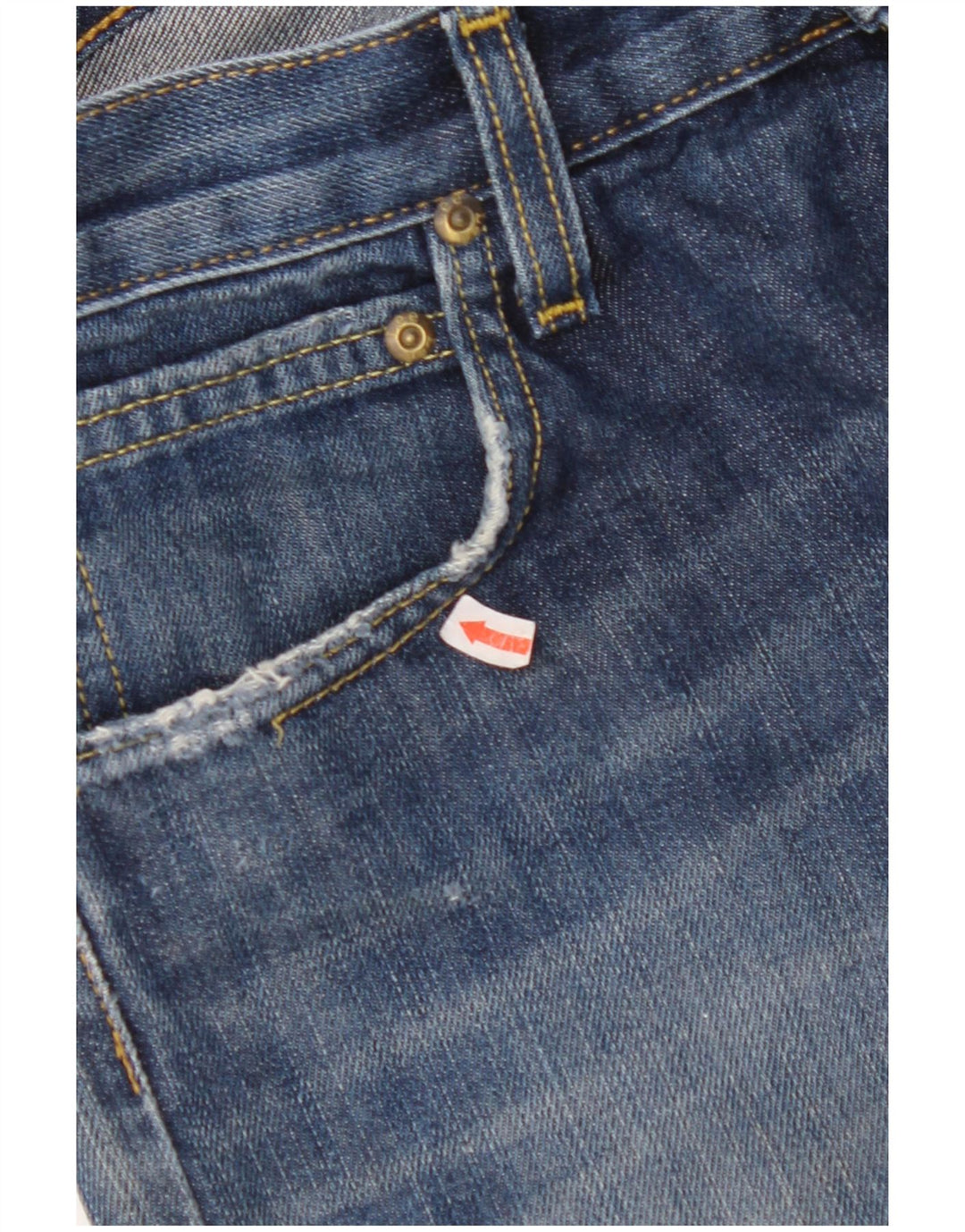 Męskie jeansy LEE Knox Straight W32 L34 Granatowa bawełna