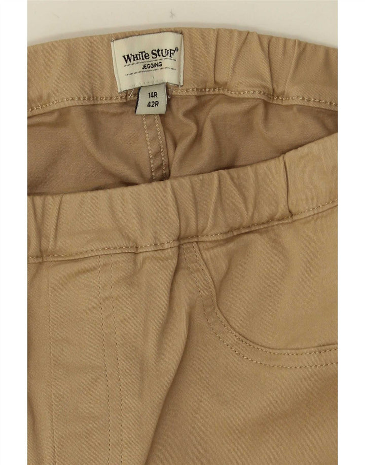 Spodnie damskie White Stuff Jegging UK 14 Medium W30 L25 Beżowe