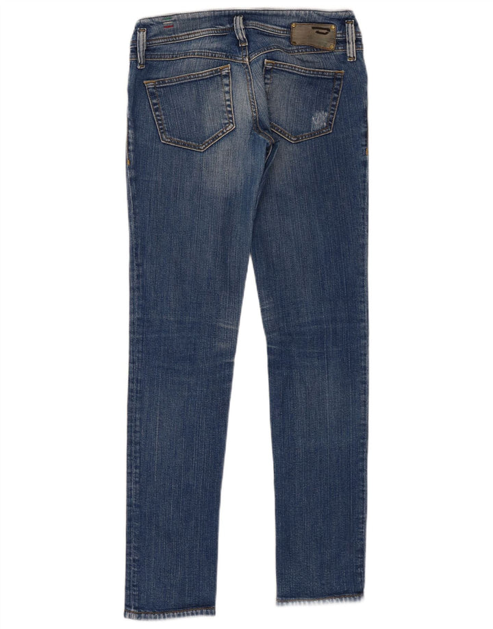 Dżinsy damskie Diesel Matic Distressed Slim W28 L32 Niebieskie