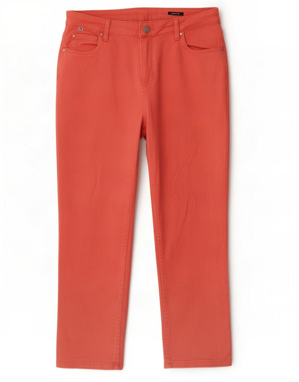 Crew Clothing Damskie krótkie dżinsy UK 12 Medium W30 L23 Czerwona bawełna