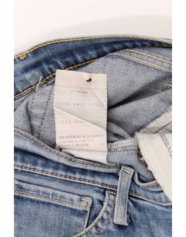 Damskie jeansy Levi's Slim W27 L32 Niebieskie bawełniane