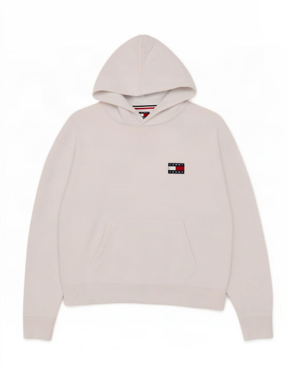 Damska bluza z kapturem oversize Tommy Hilfiger UK 10 Small White