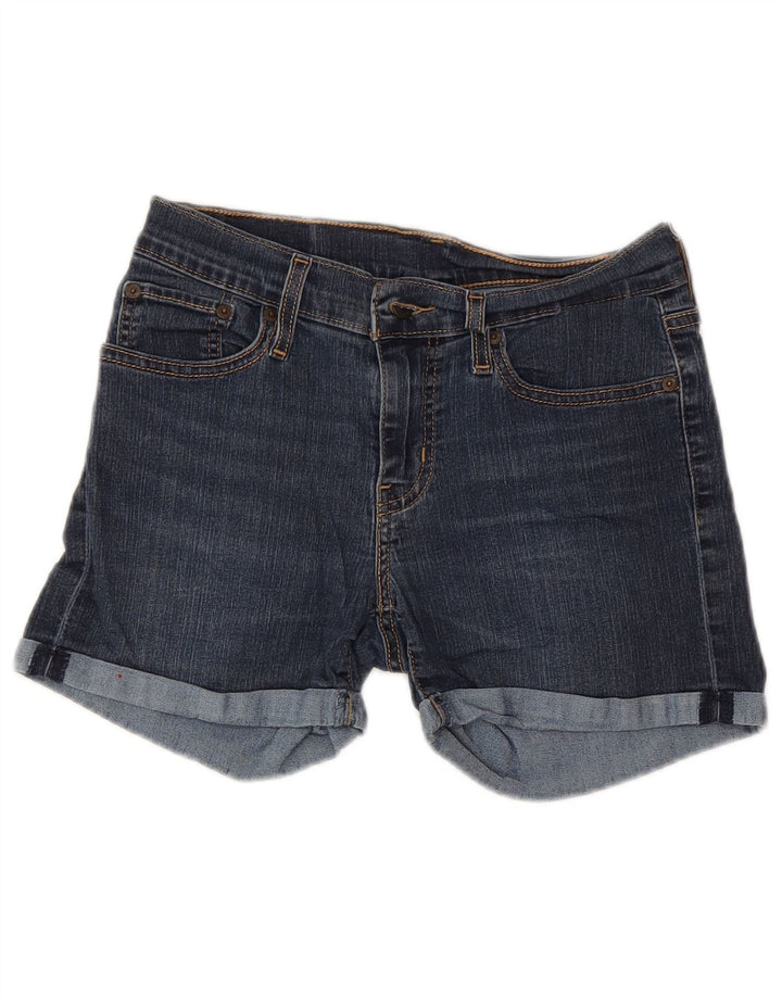 Damskie spodenki jeansowe LEVI'S W27 Małe, granatowe, bawełniane