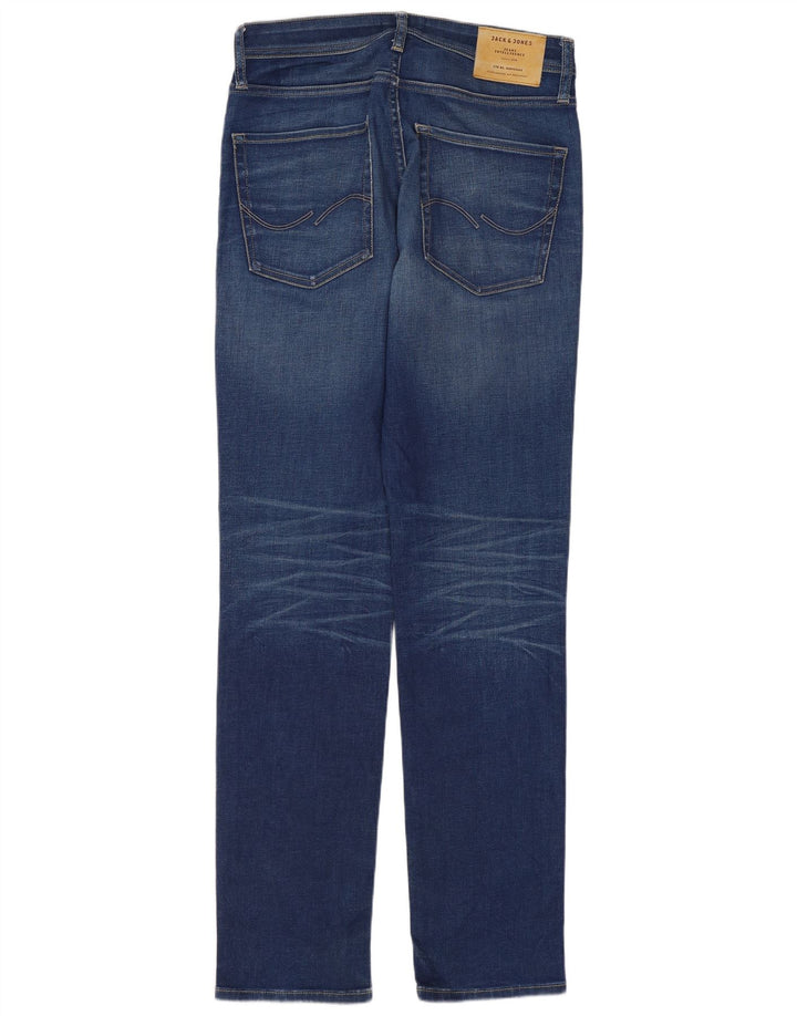 Męskie jeansy typu slim Jack & Jones W32 L34 Niebieskie, bawełniane